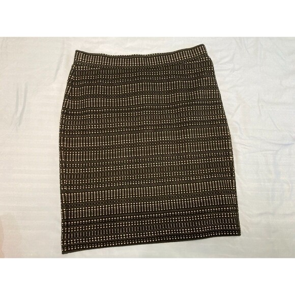 LOFT Skirt Bouclé Tweed Plaid Pencil Work Old Money Office Glam Sz XXSP Petite - Picture 2 of 7